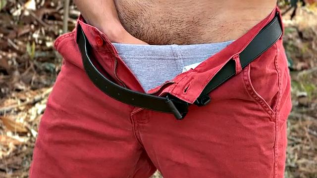 Amateur eager jock wanks cock at home till pleasure