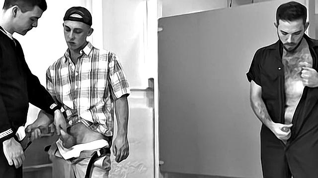 Restroom Gangbang - Leo Donato, Billy Ramos, Josh Stone, Franco Scott