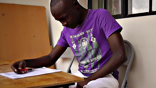 Real black African wanking solo