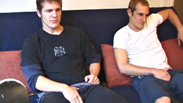 Torque is back with new skater pal Alex West. Torque introduces Alex to the world of porn and soon both boys are naked, beating their meat.