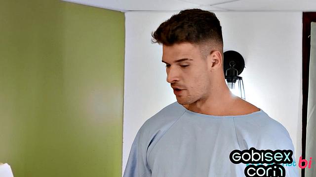 Big-titted cougar fucked hard by BI dudes