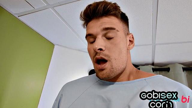 Big-titted cougar fucked hard by BI dudes