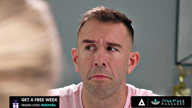 NURU MASSAGE - Sexy Babe Relieves Her Client's Stress With A Hot NURU SPANISH SUBTITLES