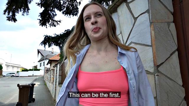 Public amateur cocksucking