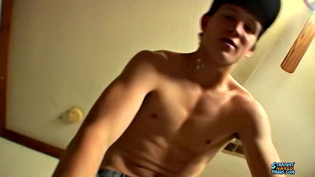Fit Str8 Boy Lex Blows His Load - Lex