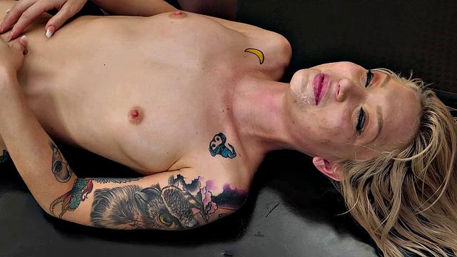 GangbangCreampie - Blonde Hottie Gets Face Fucked And Creampied