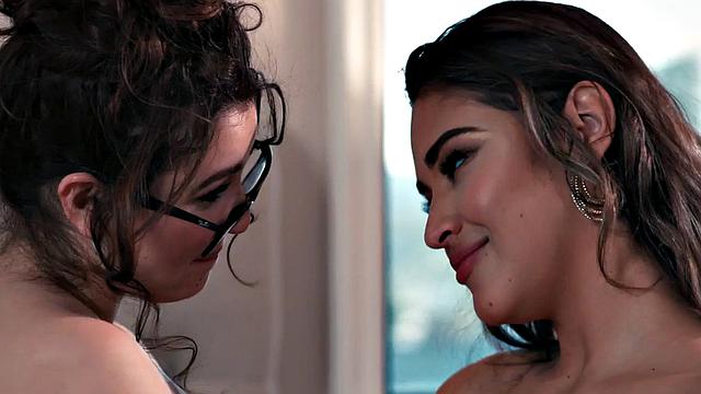 Sexy lesbian bae loves eating BFF pussy while fingering