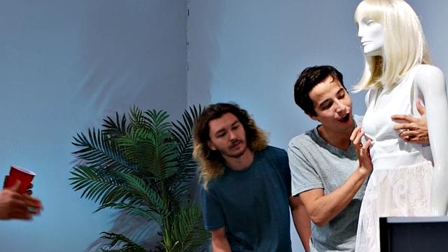 Bigtit ginger police riding short bf in sensual couple