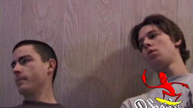 Dan and Jayden stroke side by side, sharing every moan and sensation