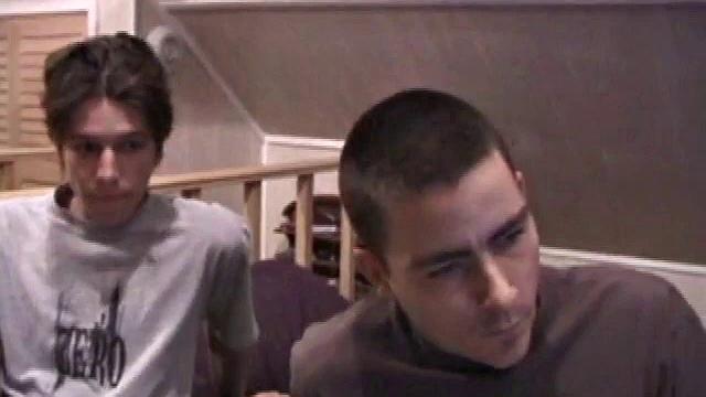Dan and Jayden stroke side by side, sharing every moan and sensation