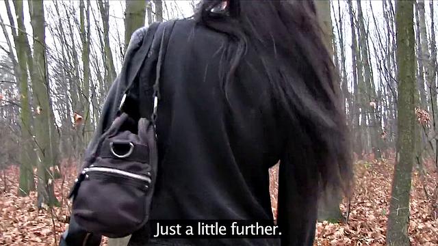 Sex in the woods with stranger