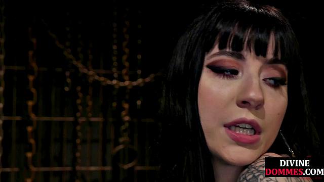 Mean femdom goddess worshipped