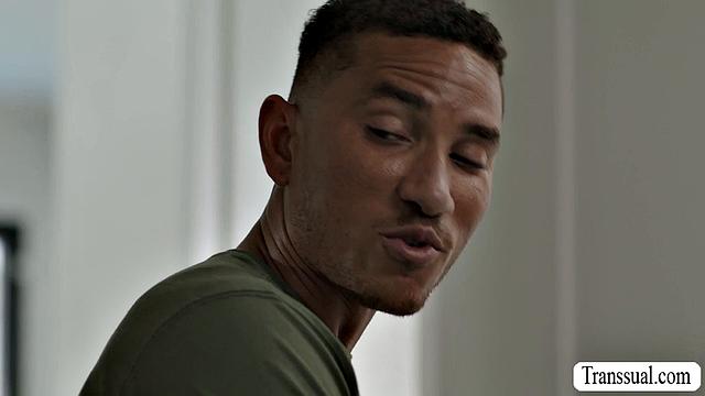 Sucking my handsome friend's cock in my room