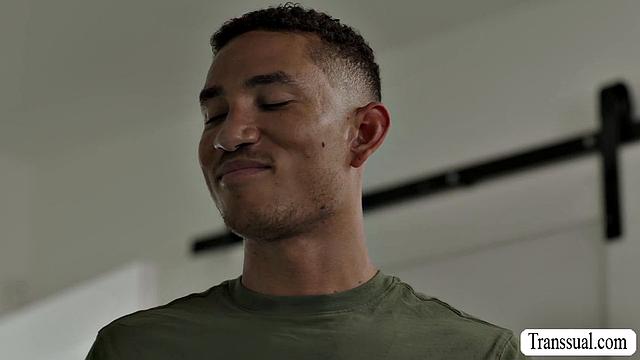 Sucking my handsome friend's cock in my room