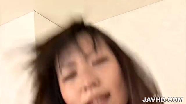Two guys make Ryo happy for a threesome action
