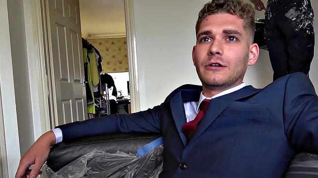 SPASCALSSUBSLUTS - Redhead subslut with Cat Collar in 3way domination