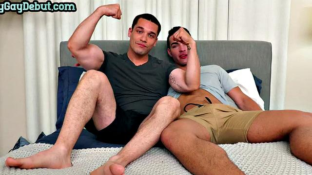 Debut stud bareback fucked on casting by top