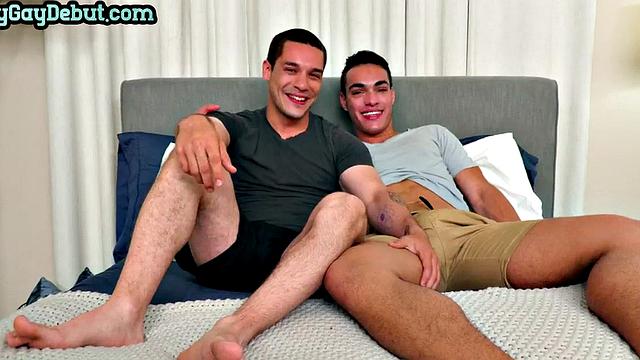 Debut stud bareback fucked on casting by top