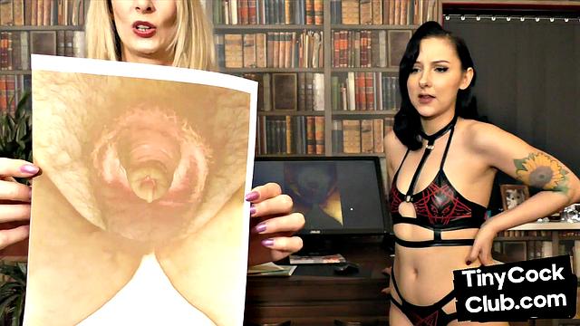 SPH amateur lingerie dominas in duo humiliate subpar