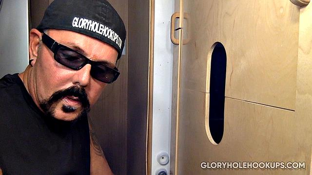 Chocolate Gloryhole Feeding