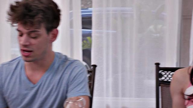 Busty transgender fucked hardcore in anal by male