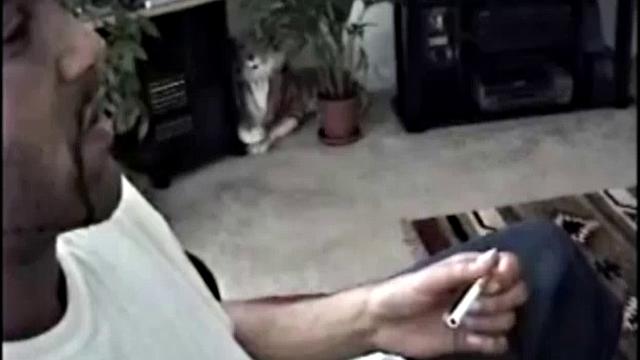 Enrique strips down to his socks and in seconds his cock is rock hard. Vinnie grabs his meat and goes deep, as he scans through the porno, imagining some hot chick is on his dick.