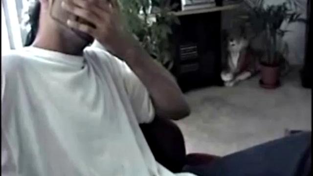 Enrique strips down to his socks and in seconds his cock is rock hard. Vinnie grabs his meat and goes deep, as he scans through the porno, imagining some hot chick is on his dick.