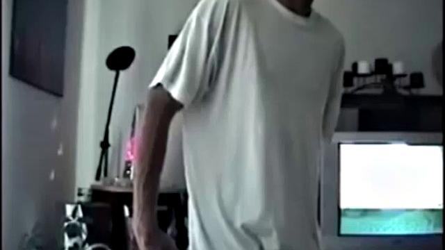 Enrique strips down to his socks and in seconds his cock is rock hard. Vinnie grabs his meat and goes deep, as he scans through the porno, imagining some hot chick is on his dick.