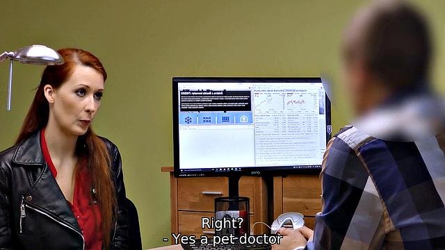 LOAN4K. Man will remember pussy of the tender redhead for a long time