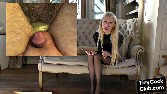 SPH British babe humiliates small cocks with dirty talk