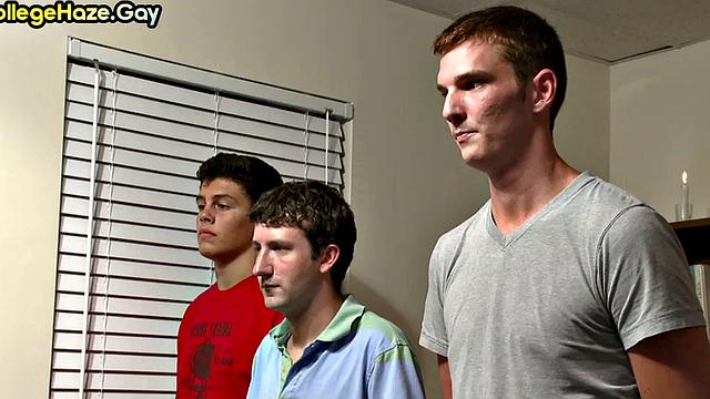 College amateur goes gay in fraternity hazed anal sex