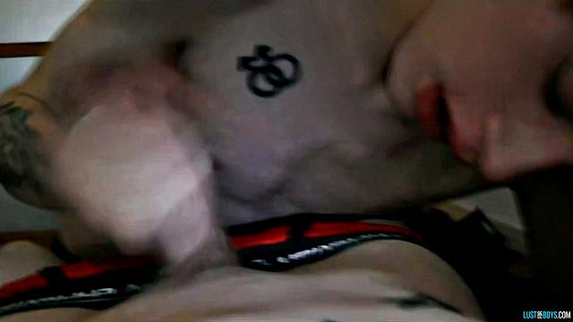 Lewis takes charge and makes Sean cum hard