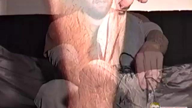 Auntie Bob met Alan while on a road trip to San Diego. At that time, Alan was an active duty Marine. About 6 months after getting out of the Marines, and now sporting a tape, he tapes himself jacking off and playing with his ass.