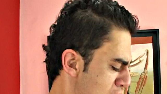 Skinny Latino from Spain gets fucked by BFs cock