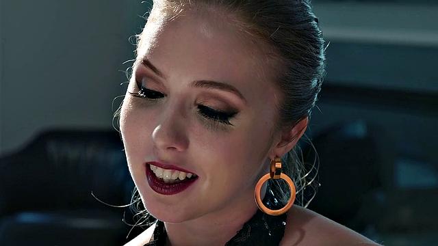 Blonde bombshell gets a big dick in every hole in this steamy shower sex tape