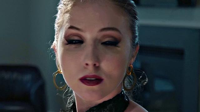 Blonde bombshell gets a big dick in every hole in this steamy shower sex tape