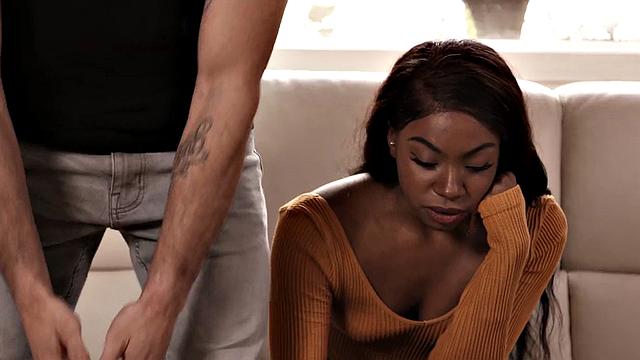 Black 21yo pounded by big dick in wet pussy