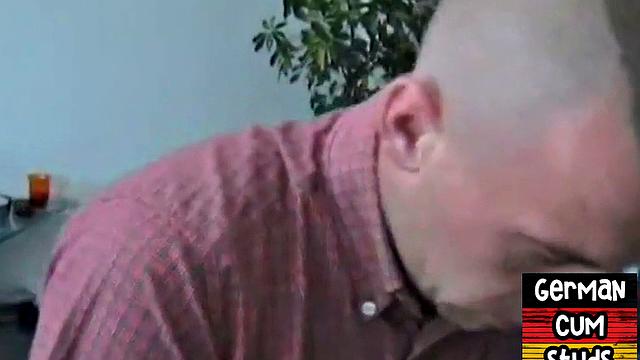 German amateur top 3some fucks bottoms till cumshot on their ass