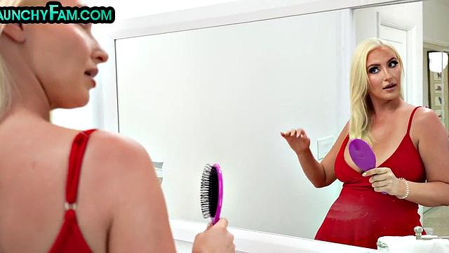 MILF boobylicious stepmother pounded by stepson