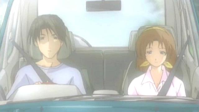 Romantic Anime Sex In the Car Cute Teen Rides Cock
