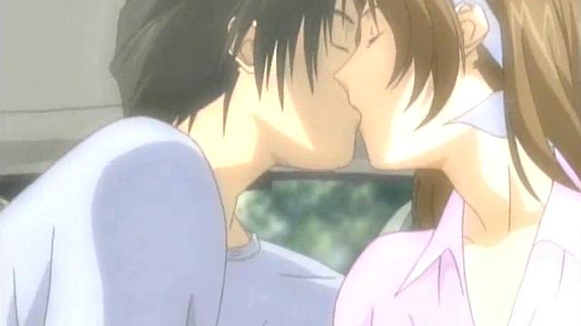 Romantic Anime Sex In the Car Cute Teen Rides Cock