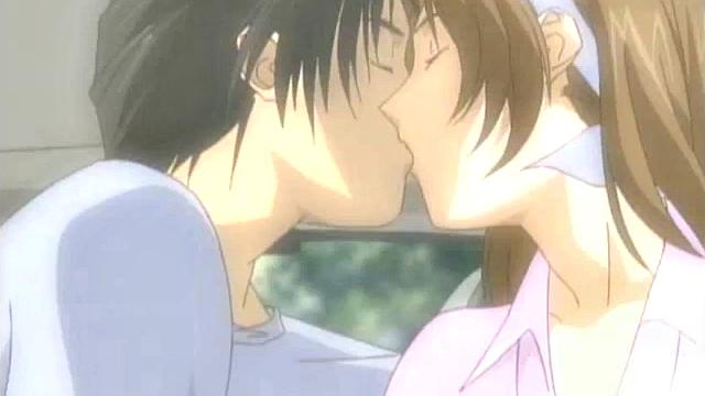 Romantic Anime Sex In the Car Cute Teen Rides Cock