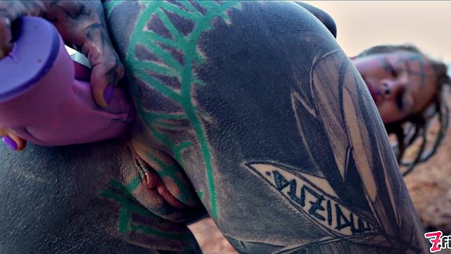 Tattoo Teen Public Anal Masturbation And Piss