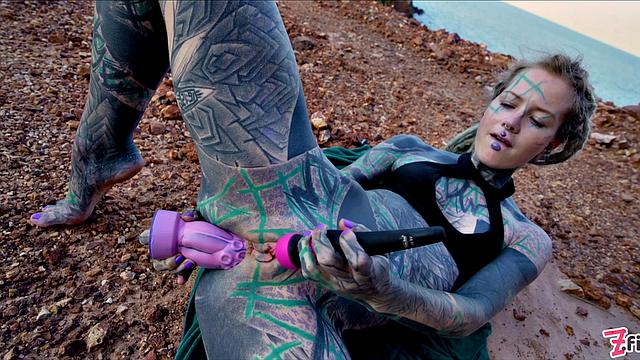 Tattoo Teen Public Anal Masturbation And Piss