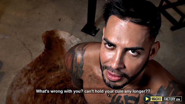 Mistress forces Viktor Rom's big cock down a submissive bottom's hole - Mistress Bonbon's Dungeon