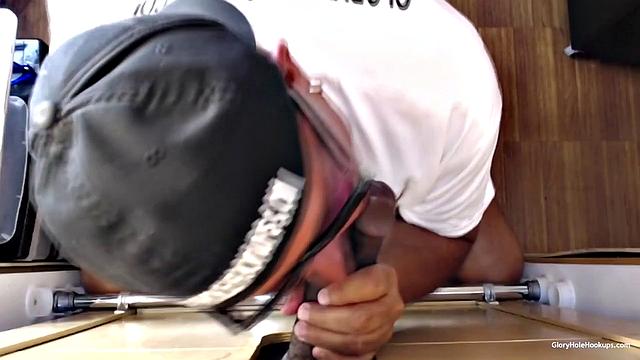 Huge Meat Gloryhole Suck-Off