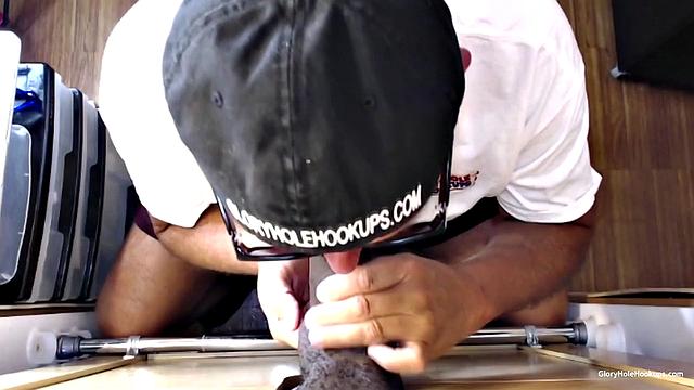 Huge Meat Gloryhole Suck-Off