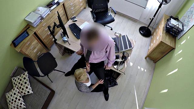 LOAN4K. Amazing charmers figure makes the bank worker horny and hard