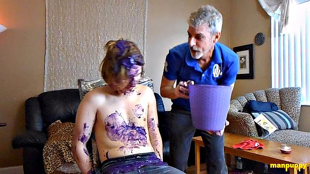 Step-Son Covered in Goo by Step-Dad - Elis Ataxxx & Richard Lennox