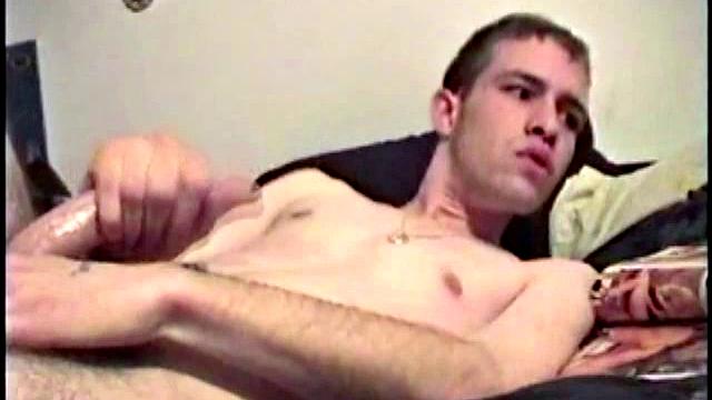 Putting his hairy ass and balls in our face, Nate gets himself hard, with a little help from some porn magazines. The young man kneels over his porn, and a box, with a pillow tucked between his legs.